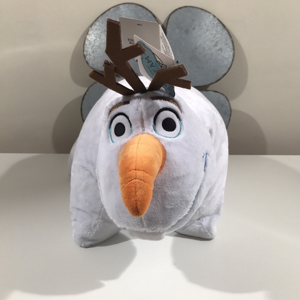 Disney Pillow Pet Pal Plush Toy 20" Frozen Olaf Disneyland‎ Authentic - Picture 2 of 7